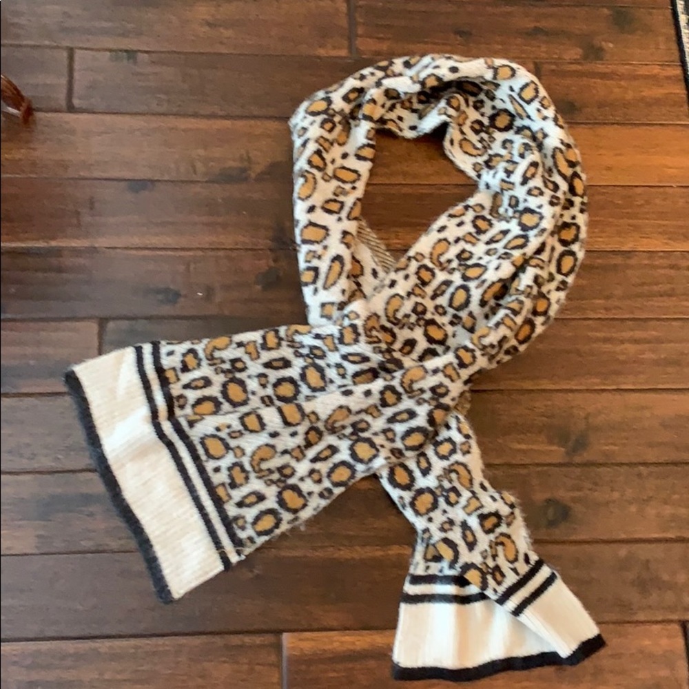 Mossimo Supply Company Leopard Print Long Scarf